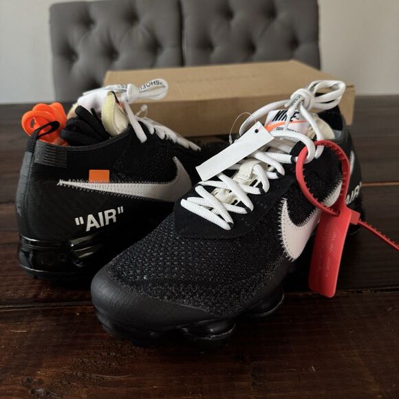 Off-White × Nike Air Vapormax The Ten Black Shoes main image 4